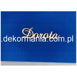 Dorota - imię 14,5 x 4 cm ( cz;Amaze)